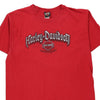 Vintage red Barbs Harley Davidson T-Shirt - mens x-large