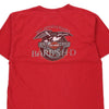 Vintage red Barbs Harley Davidson T-Shirt - mens x-large