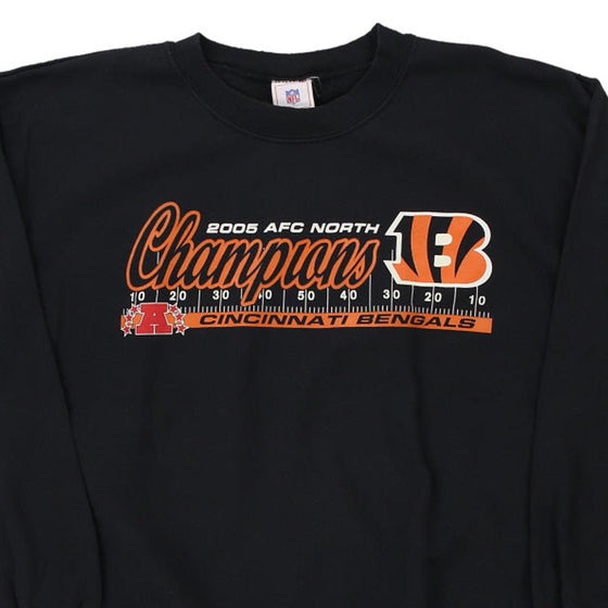 Vintage black Cincinatti Bengals Nfl Sweatshirt - mens x-large