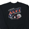 Pre-Loved black Superbowl XLVI 2012 Hanes Sweatshirt - mens x-large