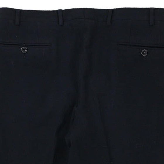 Vintage navy Canali Trousers - mens 35" waist