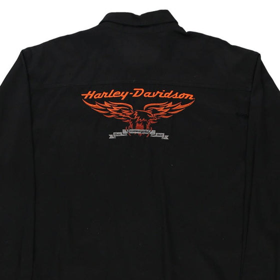 Vintage black Harley Davidson Shirt - mens x-large