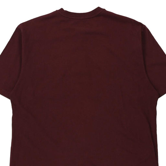 Vintage burgundy Henley Carhartt T-Shirt - mens large