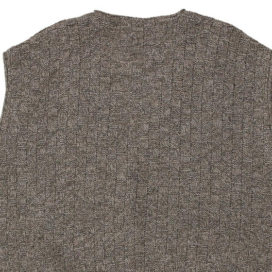 Vintage brown Navigare Sweater Vest - mens large