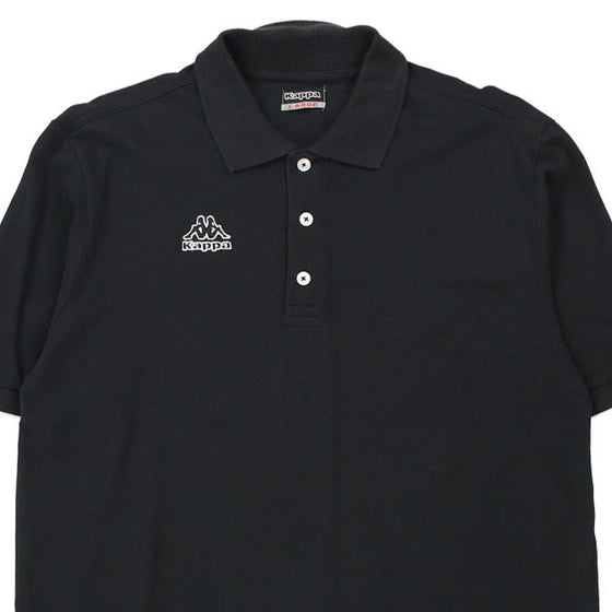 Vintage black Kappa Polo Shirt - mens large