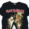 Vintage black Iron Maiden The Early Days Screen Stars T-Shirt - mens small