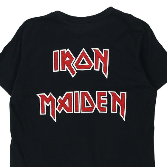 Vintage black Iron Maiden The Early Days Screen Stars T-Shirt - mens small