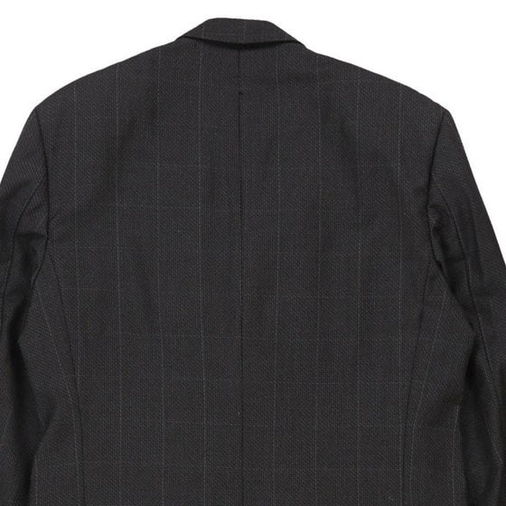 Vintage black Black Tie Laura Biagiotti Blazer - mens large