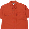 Vintage orange John Baner  Short Sleeve Shirt - mens x-large