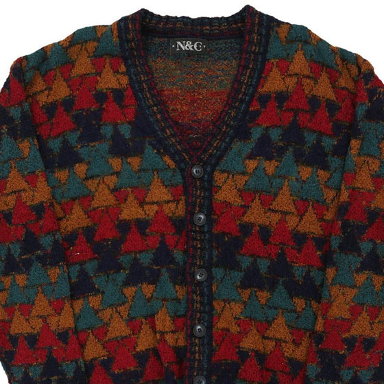 Vintage multicoloured N&C Cardigan - womens x-large