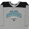 Vintage grey San Jose Sharks Ccm Jersey - mens large