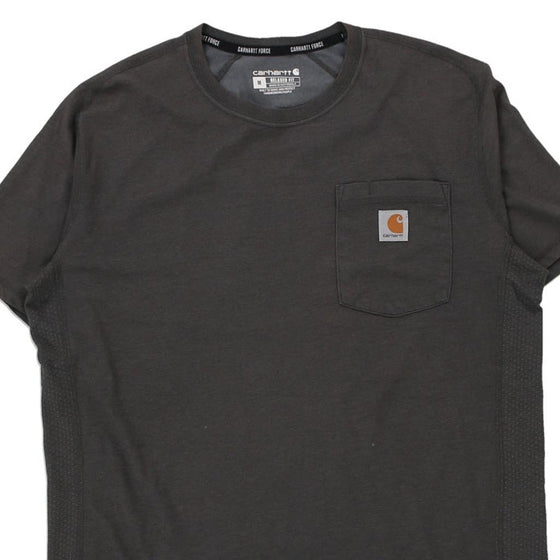 Pre-Loved grey Carhartt T-Shirt - mens medium