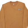 Pre-Loved beige Carhartt Long Sleeve T-Shirt - mens large