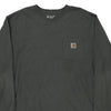 Pre-Loved grey Carhartt Long Sleeve T-Shirt - mens xx-large