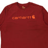 Pre-Loved red Carhartt T-Shirt - mens xx-large