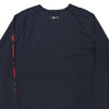 Pre-Loved navy Carhartt Long Sleeve T-Shirt - mens x-large