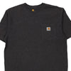 Pre-Loved grey Carhartt T-Shirt - mens medium