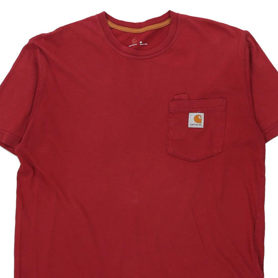 Pre-Loved red Carhartt T-Shirt - mens medium