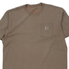 Pre-Loved brown Carhartt T-Shirt - mens xxx-large