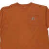 Pre-Loved orange Carhartt T-Shirt - mens x-large