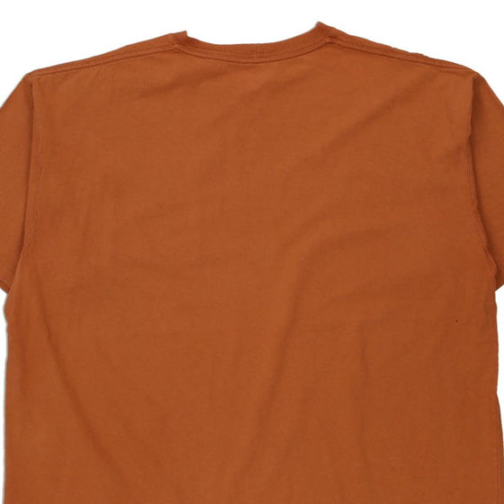 Pre-Loved orange Carhartt T-Shirt - mens x-large