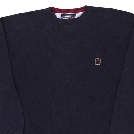 Vintage navy Tommy Hilfiger Jumper - mens large