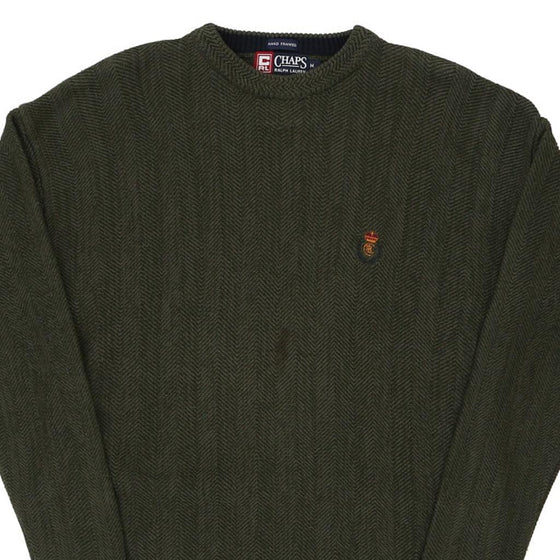 Vintage green Chaps Ralph Lauren Jumper - mens medium