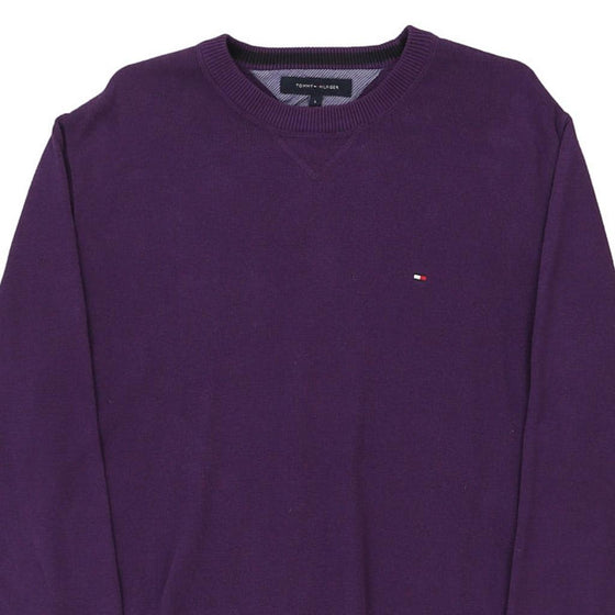 Vintage purple Tommy Hilfiger Jumper - mens large