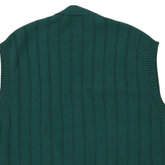 Vintage green Tommy Hilfiger Sweater Vest - mens large