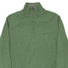 Vintage green Tommy Hilfiger 1/4 Zip - mens medium