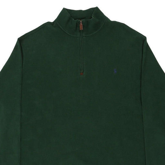 Vintage green Ralph Lauren 1/4 Zip - mens xx-large