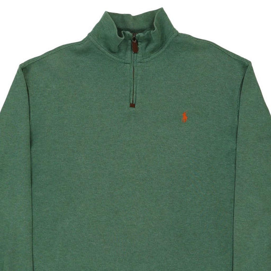 Vintage green Ralph Lauren 1/4 Zip - mens x-large