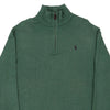 Vintage green Ralph Lauren 1/4 Zip - mens large