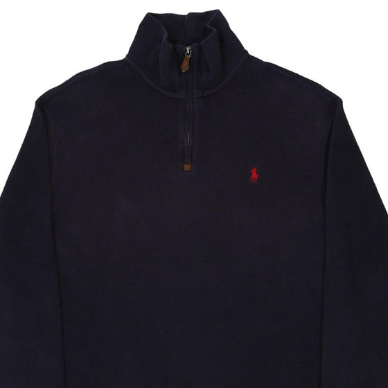 Vintage navy Ralph Lauren 1/4 Zip - mens large