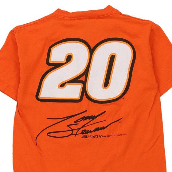 Vintage orange Age 6 Tony Stewart 20 Chase Authentics T-Shirt - boys small