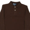 Vintage brown Age 4 Ralph Lauren Long Sleeve Polo Shirt - boys x-small