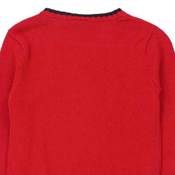 Vintage red Tommy Jeans Jumper - womens small