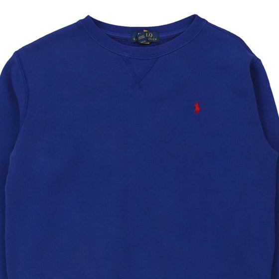 Vintage blue Age 8-9 Ralph Lauren Sweatshirt - boys medium