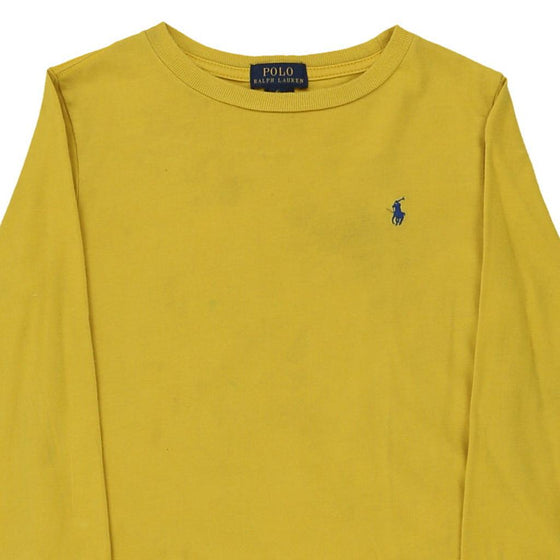 Vintage yellow Age 5 Ralph Lauren Long Sleeve Top - boys x-small