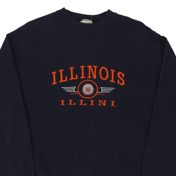 Vintage navy Illinois Illini Lee Sweatshirt - womens medium