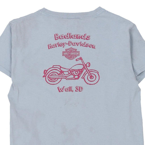 Vintage blue Age 10-12 Harley Davidson T-Shirt - boys small