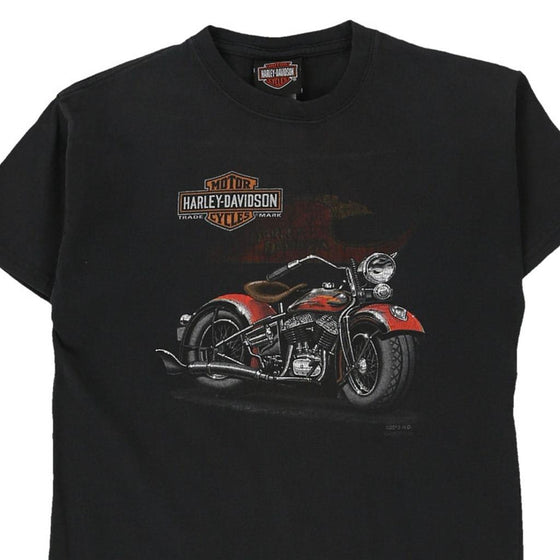 Vintage black Age 8-9  Davidson Harley Davidson T-Shirt - boys medium