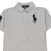 Vintage grey Age 6-7 Ralph Lauren Polo Shirt - boys small