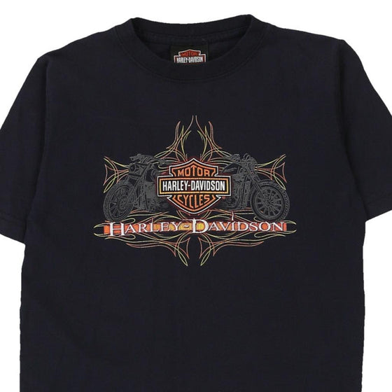 Vintage black Age 6 Harley Davidson T-Shirt - boys x-small