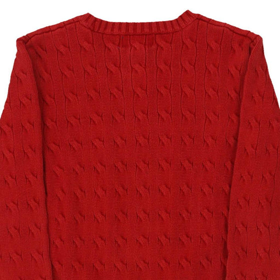 Vintage red Age 6-7 Ralph Lauren Jumper - boys small