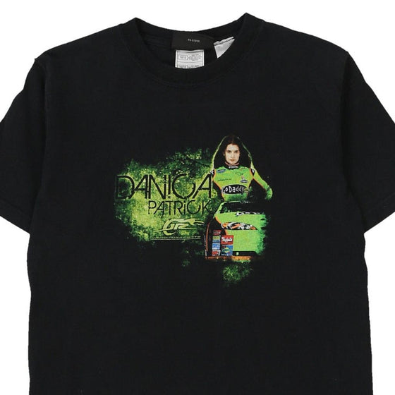 Vintage black Age 10-12 Danica Patrick Chase Authentics T-Shirt - boys medium