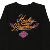 Vintage black Age 5-6. Harley Davidson Long Sleeve T-Shirt - girls x-small