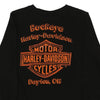 Vintage black Age 5-6. Harley Davidson Long Sleeve T-Shirt - girls x-small