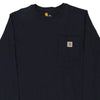 Vintage navy Carhartt Long Sleeve T-Shirt - womens small