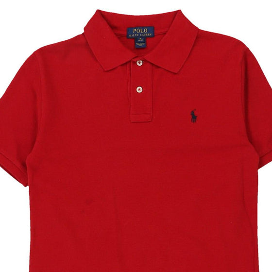 Vintage red Age 8-9 Ralph Lauren Polo Shirt - boys medium